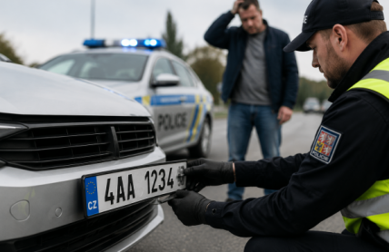 Dluhy za pokuty se nově tvrdě trestají. Policie vám může zabavit značky i z auta, které vám vůbec nepatří